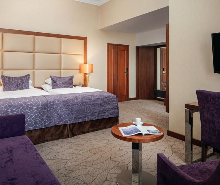 Deluxe room with sitting area