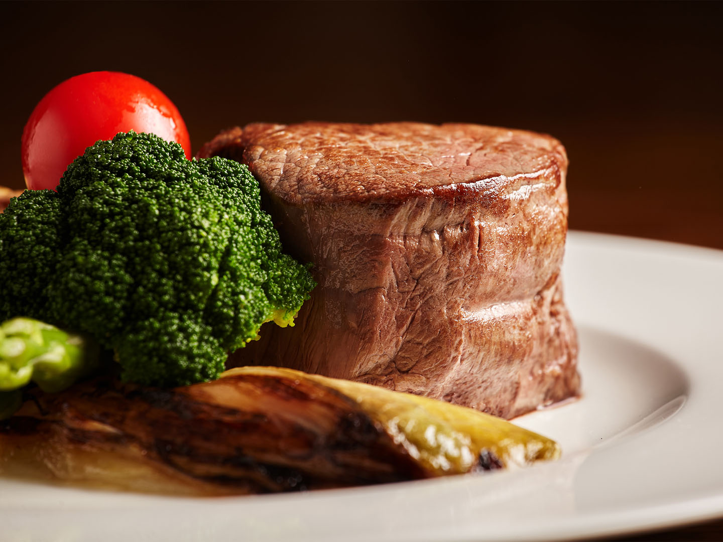Kosher prime filet with vegetables